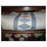 Depression era glassware in a varie...