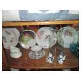 Depression era glassware in a varie...