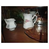 Variety of colorful vintage depress...