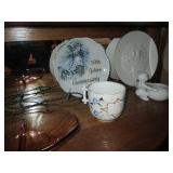 Variety of colorful vintage depress...