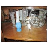 Variety of colorful vintage depress...