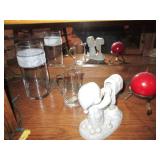 Variety of colorful vintage depress...