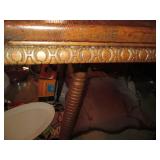 Vintage Carved Spindle Hardwood sid...