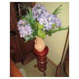 Carved hardwood pedestal style plan...