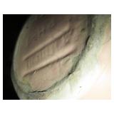 Carved hardwood pedestal style plan...