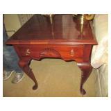 Pair of Vintage hardwood end tables...