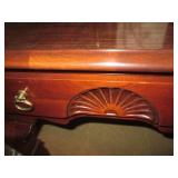 Pair of Vintage hardwood end tables...