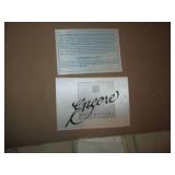 Ivory, mauve and blue floral and st...