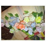 Glass flower centerpiece with other...