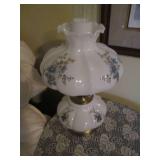 Dual globe hurricane style lamp wit...