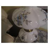 Dual globe hurricane style lamp wit...