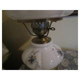 Dual globe hurricane style lamp wit...