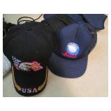 Collection of hats, handbags, suspe...