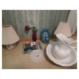 Vintage Water pitcher and Wash Basi...