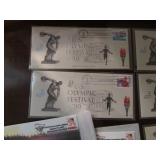 Stamps from the FIRST DAY OF ISSUE:...