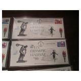 Stamps from the FIRST DAY OF ISSUE:...