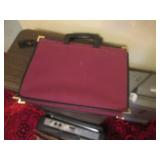 Vintage laundry hamper, paper shred...