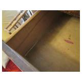 Antique Tiger-Wood 6-drawer highboy...