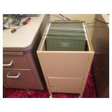 Vintage metal 6-drawer office desk ...