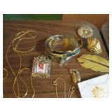 Huge lot of bracelets, pins, neckla...