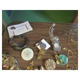 Huge lot of bracelets, pins, neckla...