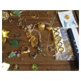 Huge lot of bracelets, pins, neckla...