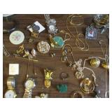 Huge lot of bracelets, pins, neckla...