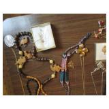 Nice variety of decorative pins, br...