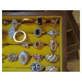 His and Her wooden Dresser top jewe...