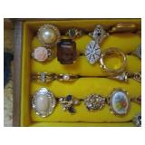 His and Her wooden Dresser top jewe...