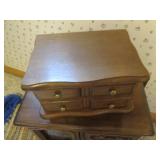 His and Her wooden Dresser top jewe...