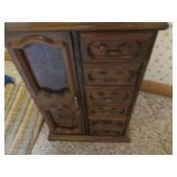 His and Her wooden Dresser top jewe...