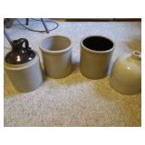 Vintage Wood TV tray set with stora...