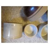 Lot of Stoneware bowls/planters...