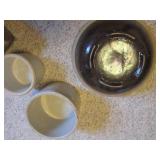 Lot of Stoneware bowls/planters...