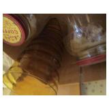 Vintage lidded glass Nash