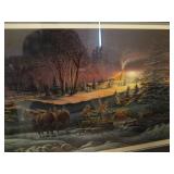 "A Helping Hand" Framed double matt...