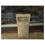 "A Helping Hand" Framed double matt...