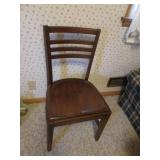 Vintage hardwood mission style dini...