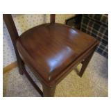 Vintage hardwood mission style dini...