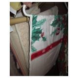 Assortment of table runners, cloths...
