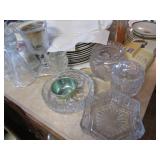 Lot of assorted cut glass, royal st...