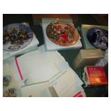 Collection of Avon display plates, ...