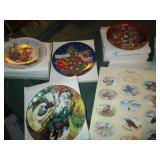 Collection of Avon display plates, ...