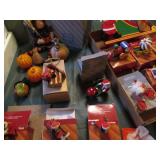 Large lot of Christmas Ornaments an...