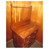 Antique 3-drawer wash station entry...