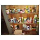 All cleaning supplies, outdoor chem...