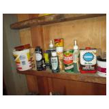 All cleaning supplies, outdoor chem...