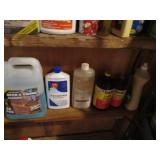 All cleaning supplies, outdoor chem...