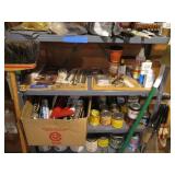 All paints, stains, caulking, steel...